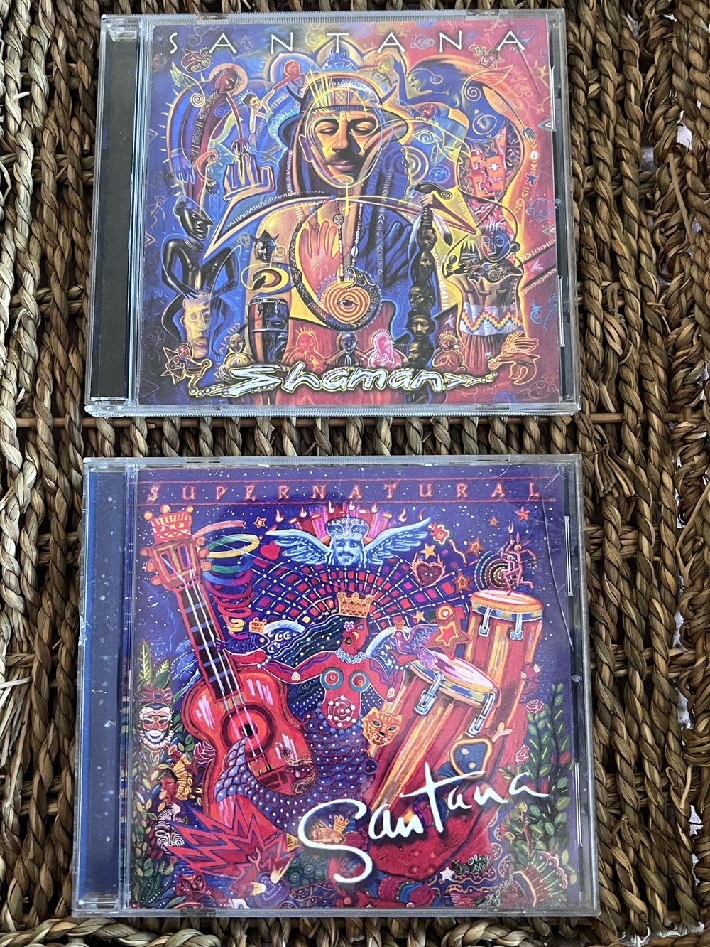 Carlos Santana CD Set - Supernatural (Smooth) & Shaman (Maria Maria)